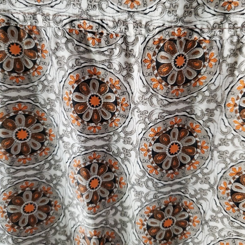 Vintage Geometric Print Dress, size 12 - Picture 3 of 4